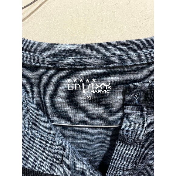 Galaxy By Harvic Shirt Mens XL Blue Pocket New With Tags - Picture 2 of 10